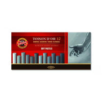 Toison D’Or Soft Pastels, Set of 12, Gray Shades