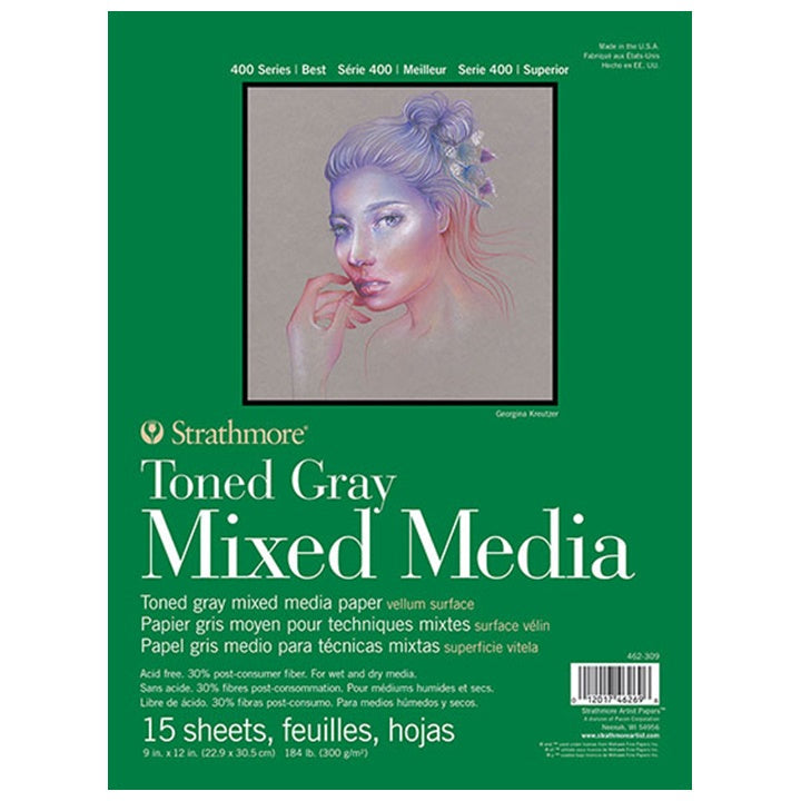 Тонирана хартия Strathmore Mixed media Gray — изображение 1