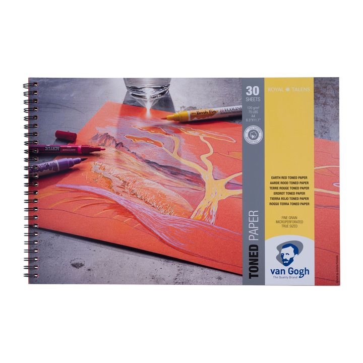 Тонирана хартия Van Gogh Earth Red - изберете — изображение 3