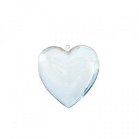 Transparent Acrylic Folding Heart Set of 5 | Various Sizes — image 3