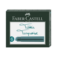 Turquoise Ink Cartridges, Set of 6
