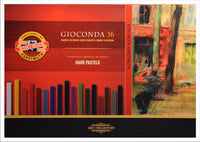 Твърди маслени пастели GIOCONDA - 36-бр комплект — изображение 1