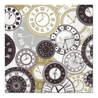 Twelve oclock Decoupage Napkins - 1 pc