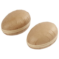 Two-Piece Paper Mache Cardboard Egg, Set of 2
