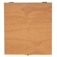 UMTON Wooden Box for Art Supplies 20.5x22.5x3 cm