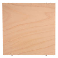 UMTON Wooden Box for Oil Paints and Accessories 26x26x2 cm