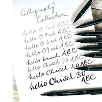 UNI PIN Calligraphy Fineliner Set of 8 — image 3
