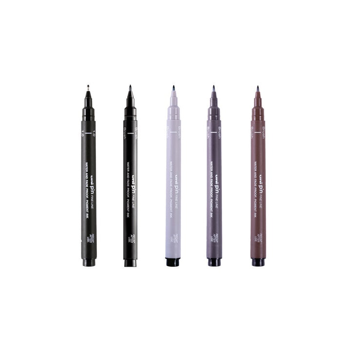 UNI PIN Fineliner Marker Set, Flow and Flourish, Set of 5 — image 2