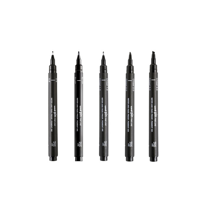 UNI PIN Fineliner Marker Set for Love Lettering, Set of 5 - image 1