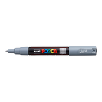 UNI POSCA PC-1M Marker, 0.7 - 1 mm – Gray (37)
