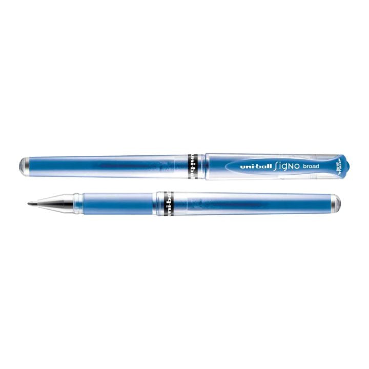 UNI SIGNO UM-153 1.0 mm Gel Pen – Metallic Blue