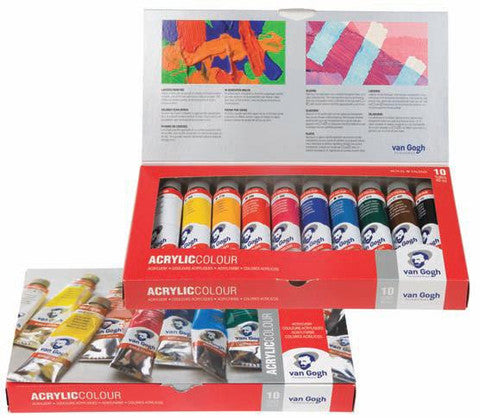 Van Gogh Acrylic Paints Set of 10 x 40 ml