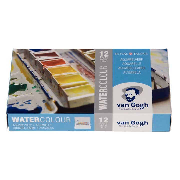 Van Gogh Watercolor Paints in a Metal Tin | various sets, image 2