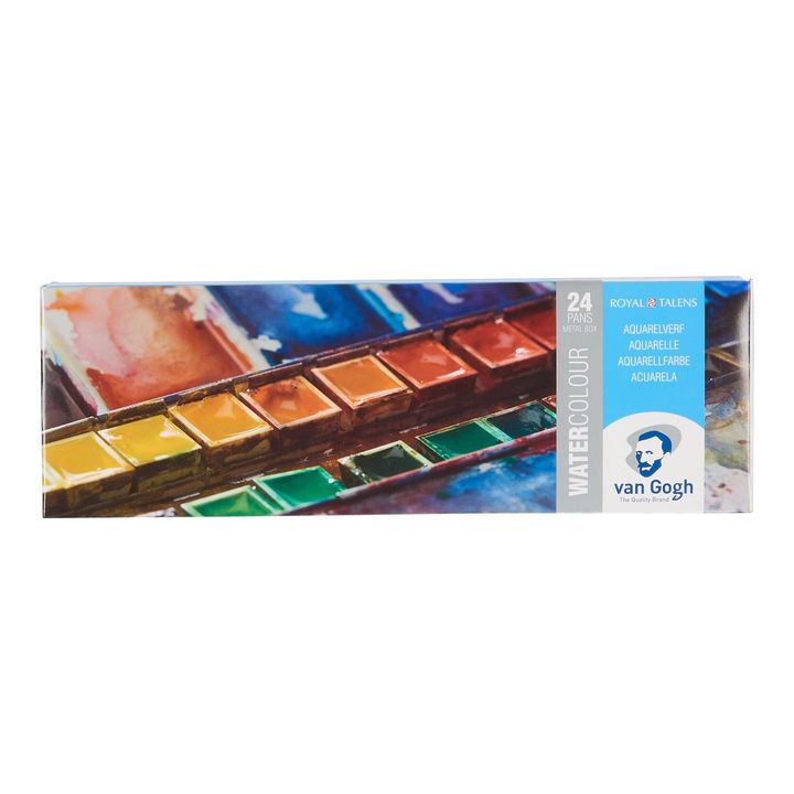 Van Gogh Watercolor Paints in a Metal Tin | various sets, image 3