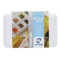 Van Gogh Watercolors, Natural Shades / Set of 12