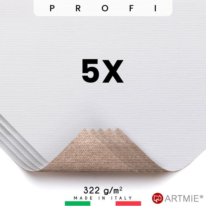 Образци на платно за рисуване ARTMIE Profi - 5 бр. — изображение 1