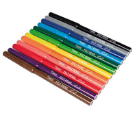 Washable Fine Tip Markers JOVI - 12 pcs