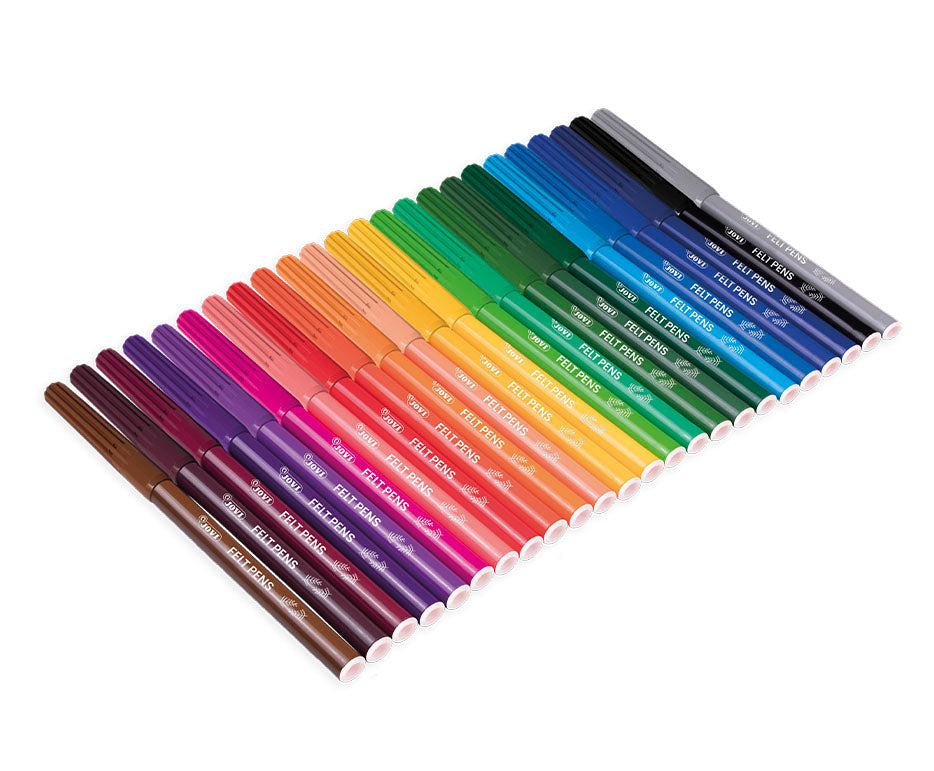 Washable Fine Tip Markers JOVI - 24 pcs