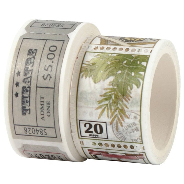 Washi Tape Set - Leaves and Nature