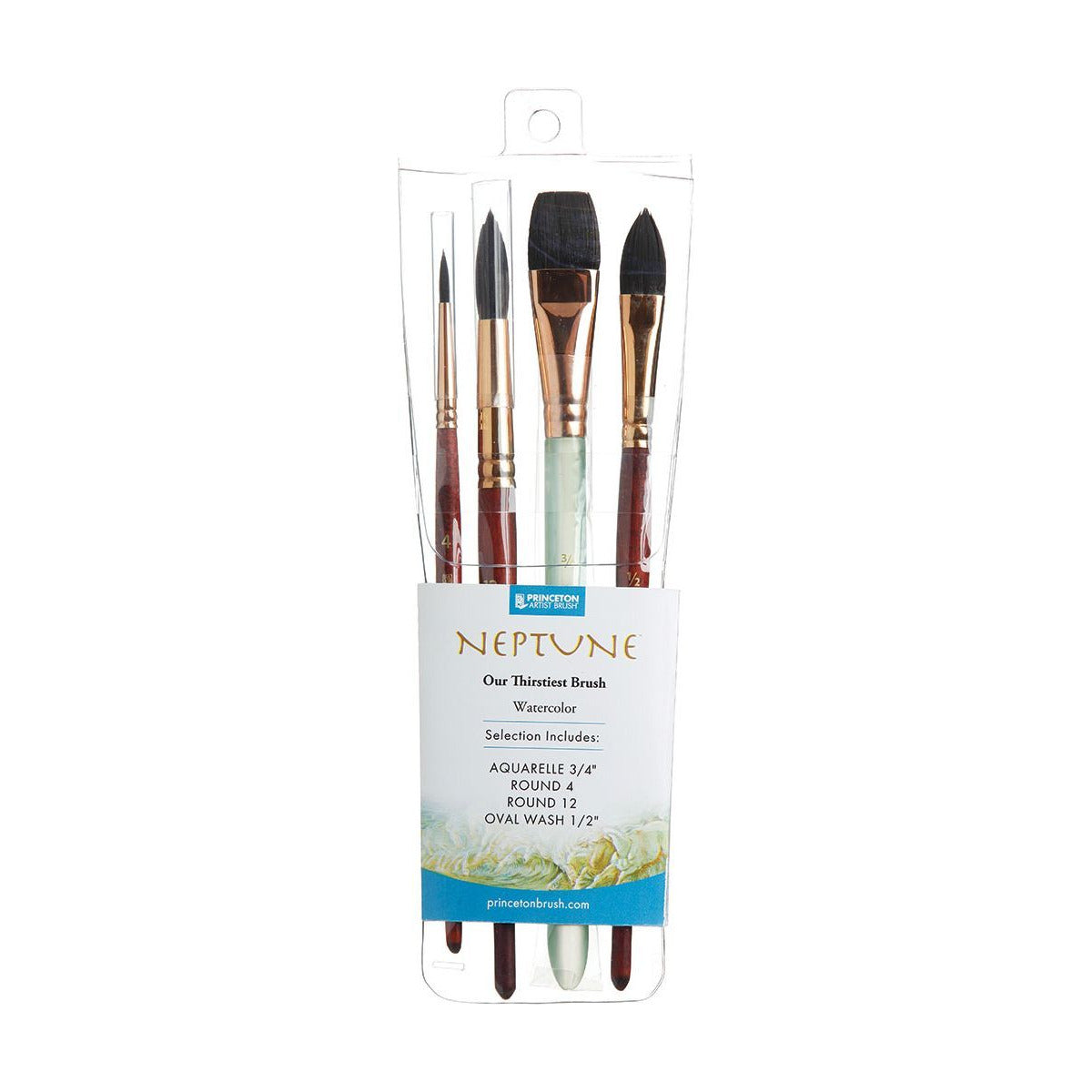 Watercolor Brush Set PRINCETON Neptune - 4 Piece Set