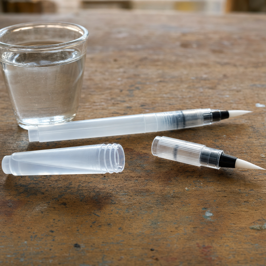 Watercolor Brush with Water Reservoir, 14.5–15 cm