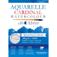 Watercolor Pad CLAIREFONTAINE Cardinal 300 g/m² – 10 Sheets
