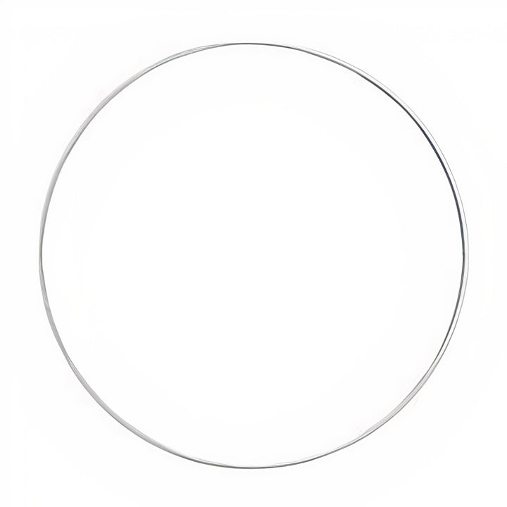 White Metal Ring for Decorating, 1 pc | various sizes, image 1