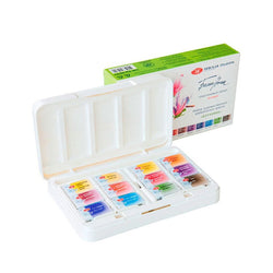 White Nights Botanica Watercolors in a Plastic Case / Set of 12