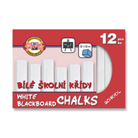 White School Chalk, 12 pcs