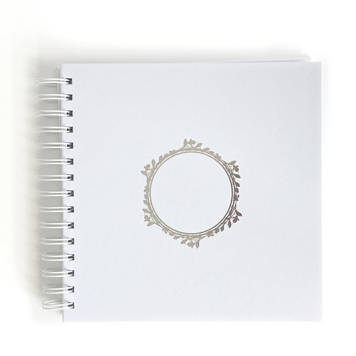 White Scrapbooking Album 20.5x20.5 cm