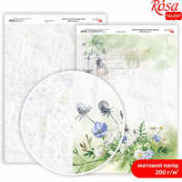 Wild Flowers A4 Scrapbooking Paper | various motifs — image 1