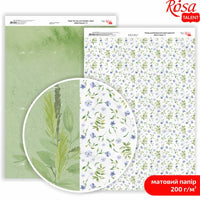 Wild Flowers A4 Scrapbooking Paper | various motifs — image 3