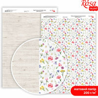 Wild Flowers A4 Scrapbooking Paper | various motifs — image 5