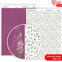 Wild Flowers A4 Scrapbooking Paper | various motifs — image 6