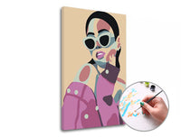 Woman's Position Paint by Numbers | Low Difficulty — image 2