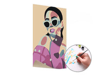 Woman's Position Paint by Numbers | Low Difficulty — image 3