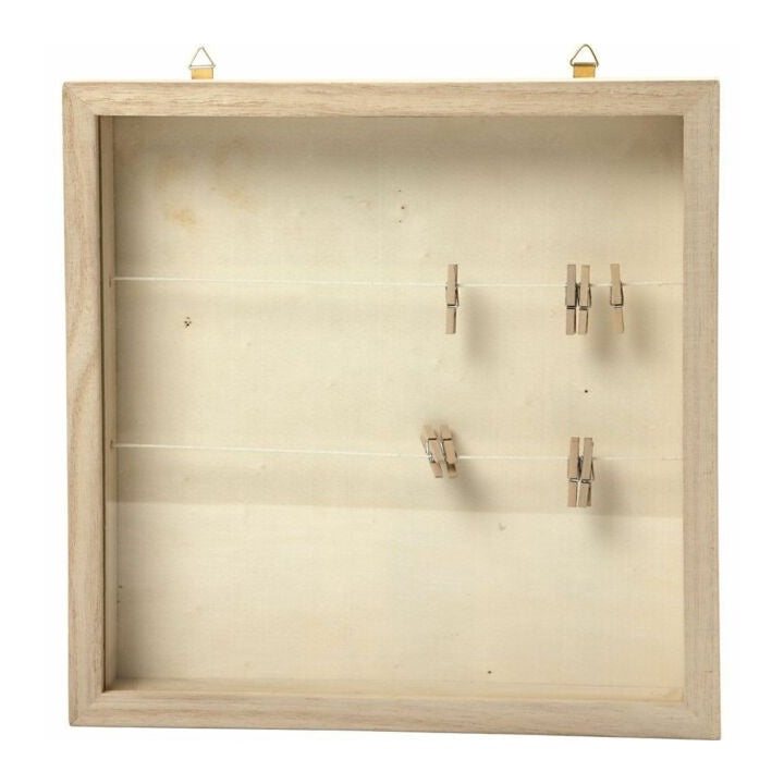 Wooden 3D Frame 23x23 cm