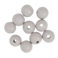 Wooden Beads 2.5 cm – Set of 10 | various colors — image 7