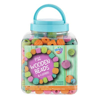 Wooden Beads in a Bucket, 375 Grams | various packs, image 2