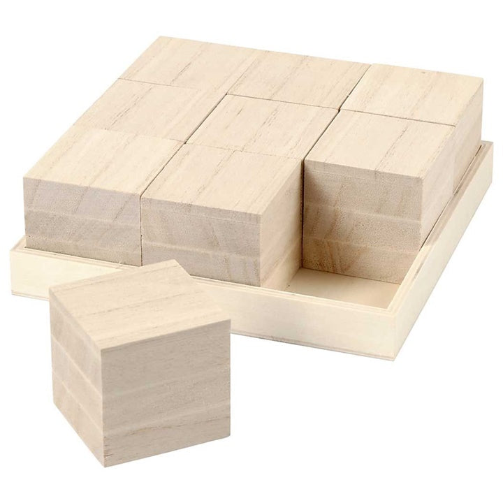 Wooden Blocks in a Tray