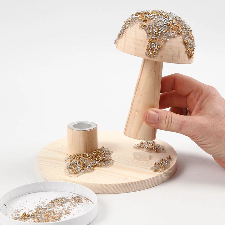 Wooden Candle Holder
