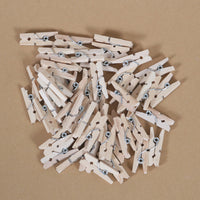 Wooden Clothespins, 20 pcs