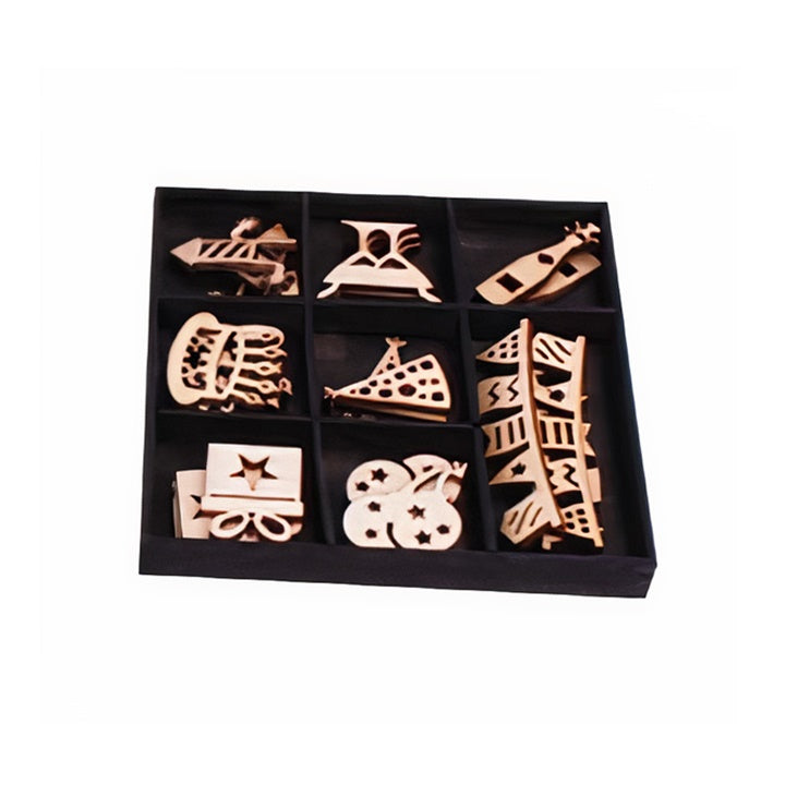 Wooden Cutouts - Set of 24 | various motifs — image 1
