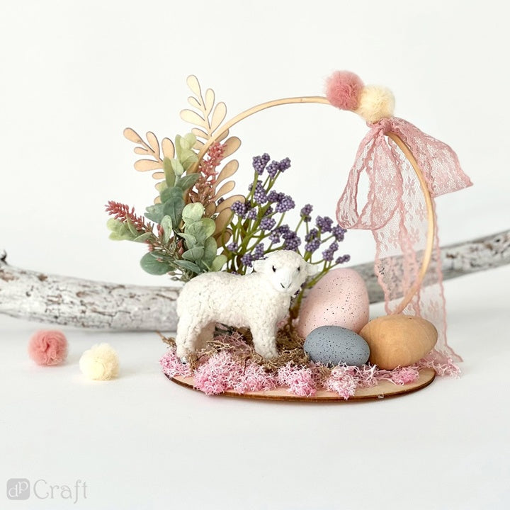 Wooden Decorating Circles, 16.5 cm, Set of 3