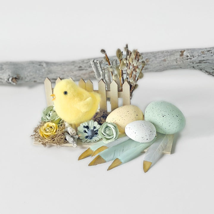 Wooden Decorative Fence 60 x 62 mm – Set of 4