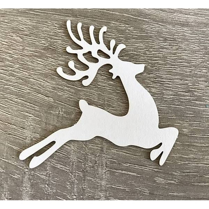Wooden Decorative Reindeer Cutout, Ornament, 1 pc