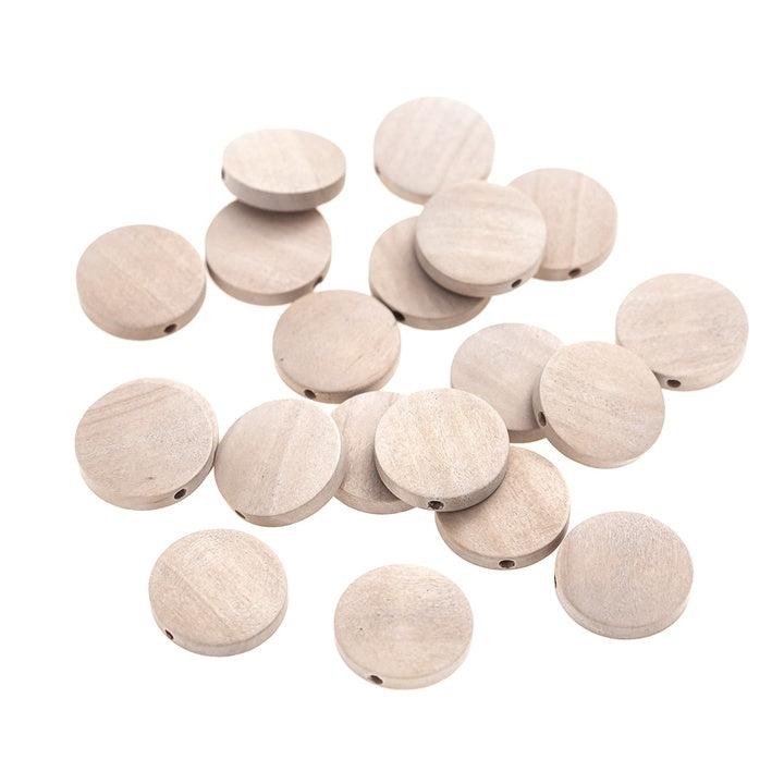 Wooden Disc Beads | various sizes — image 3