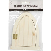 Wooden Door Decoration with Hinges