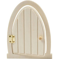 Wooden Door Decoration with Hinges