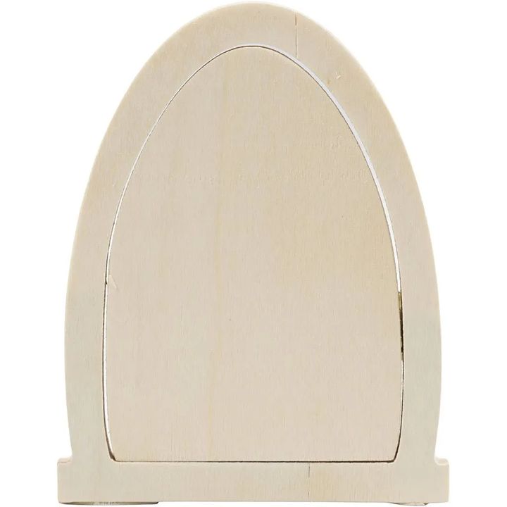 Wooden Door Decoration with Hinges